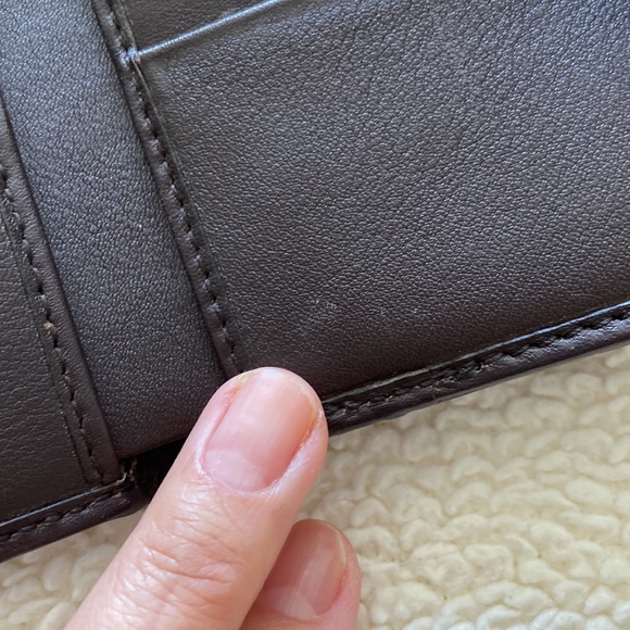 🤎 GUCCI Women’s Medium Leather Wallet Dark Brown - Picture 8 of 13